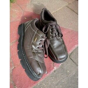 Lugz-Mens Gridlock Brown Leather Shoes MGDL-200 Sz 12 Lace Up